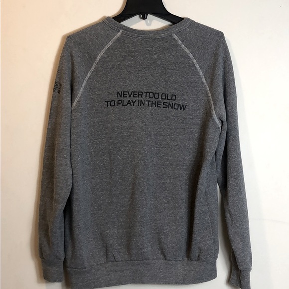 Alternative Other - Alternative sweatshirt medium gray graphic on back